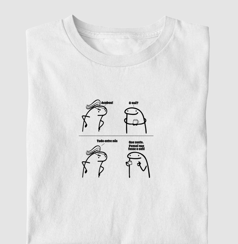 Camiseta - Antes e Depois do Café ☕