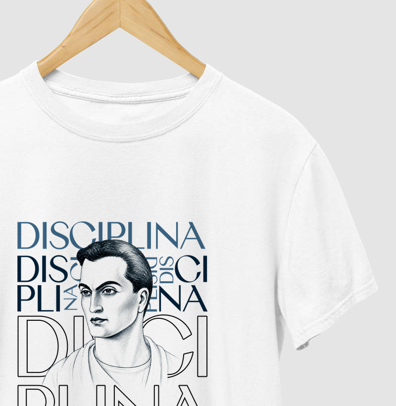 Camiseta Espírita Disciplina e Transformação