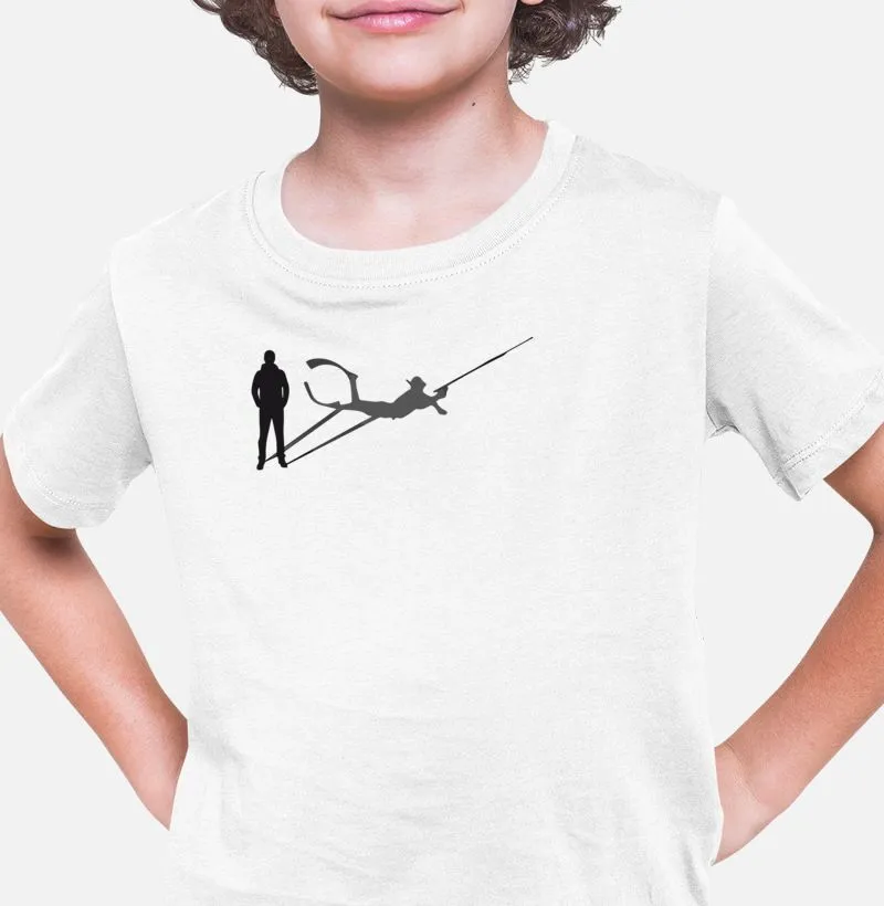 Camisa Infantil Sombra Pescador Submarino