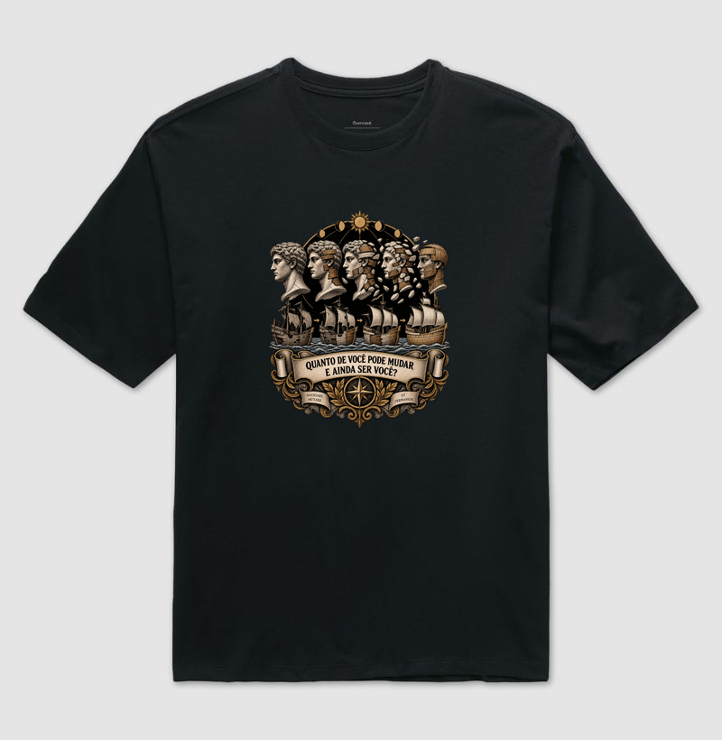 Quanto De Você Pode Mudar E Ainda Ser Você? - Camiseta Oversized