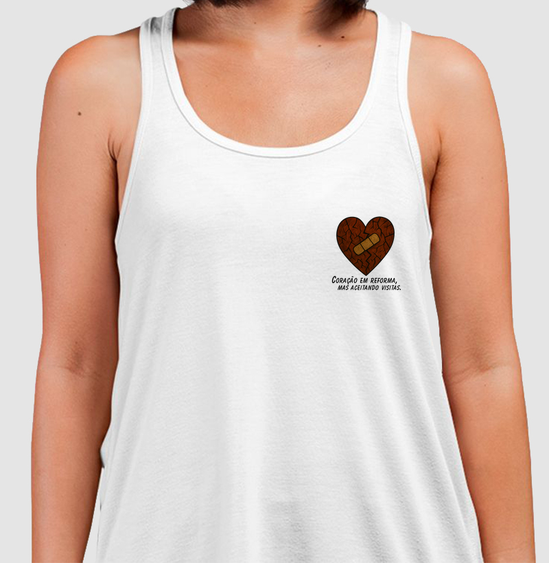 Coração em reforma, mas aceitando visitas.