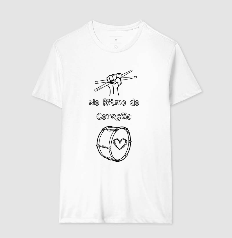 Camiseta No Ritmo Do Coração 