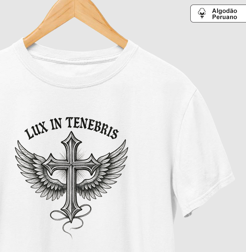 Camiseta Algodão Peruano Lux in Tenebris - Camiseta Algodão Peruano