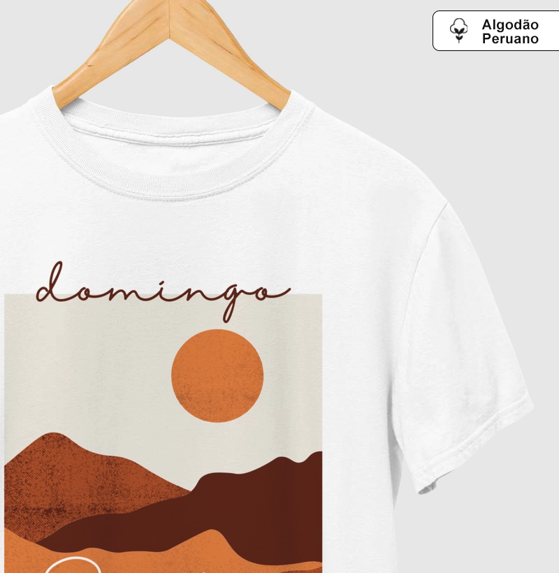 Camiseta Domingo, Dia de Missa (Algodão Peruano)