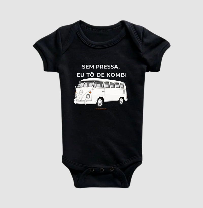 Sem pressa, eu tô de Kombi - branca