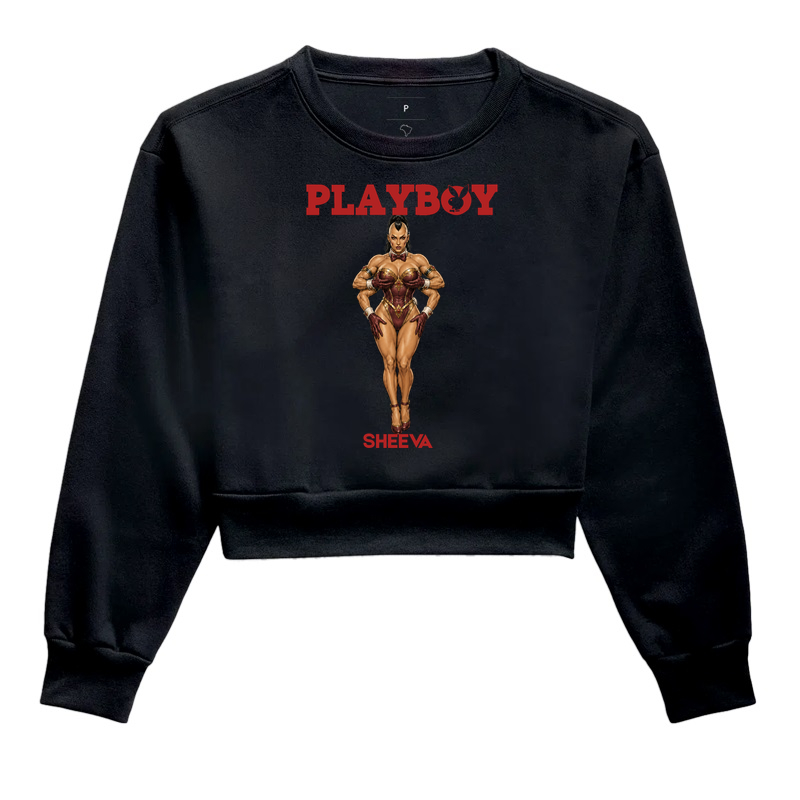 Playboy Sheeva - Cropped Moletom