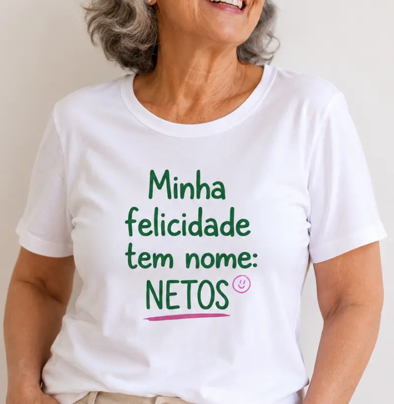 Minha felicidade são os netos 