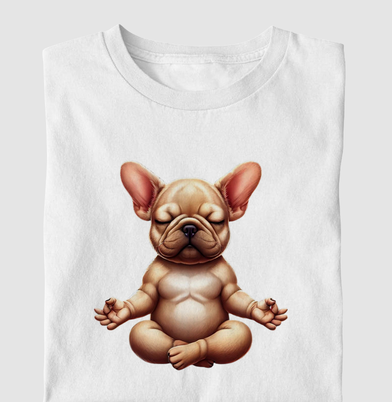 Bulldog Francês Meditando