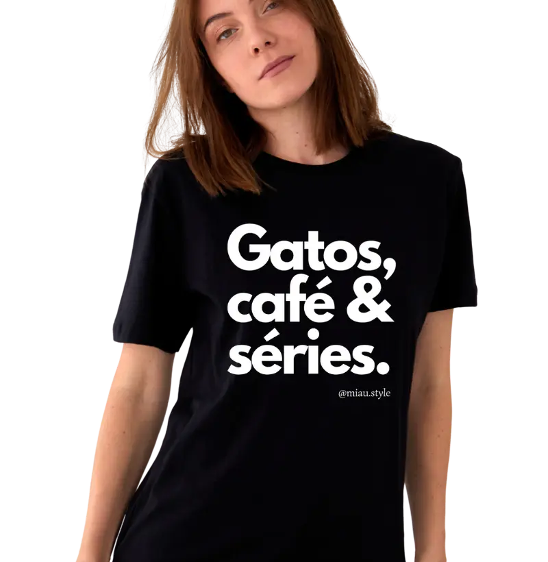 Gatos, café & séries