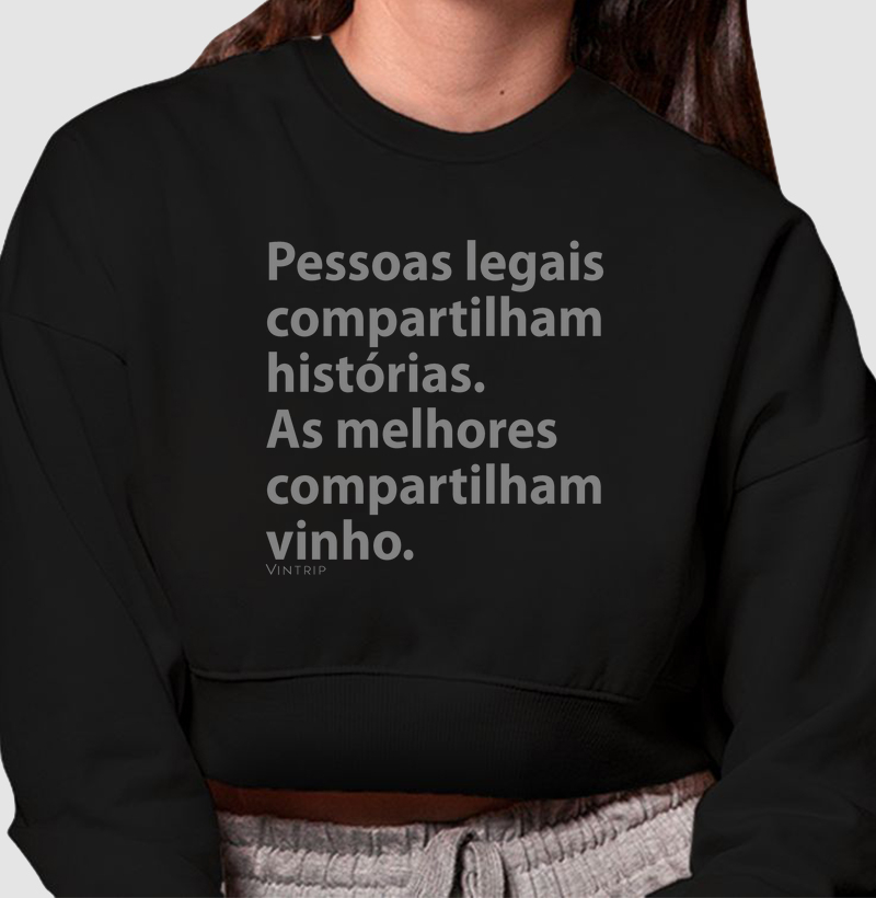 Pessoas legais compartilham histórias. As melhores compartilham vinho.