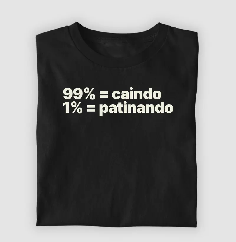 99% do tempo caindo