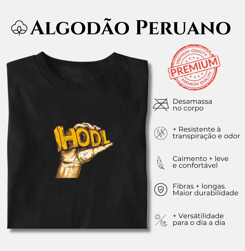 Camiseta Segurando o Hodl