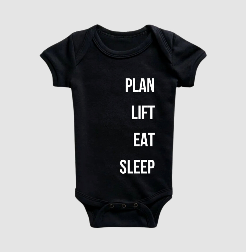 Plan, lift, eat, sleep