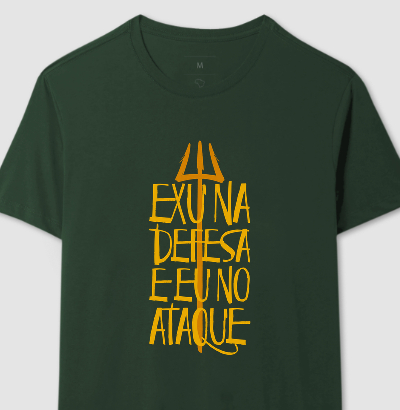 Camiseta - Exu na defesa e eu no ataque