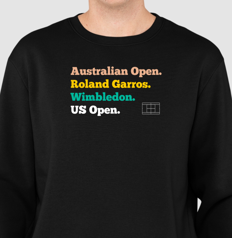 Australian Open. Roland Garros. Wimbledon. US Open
