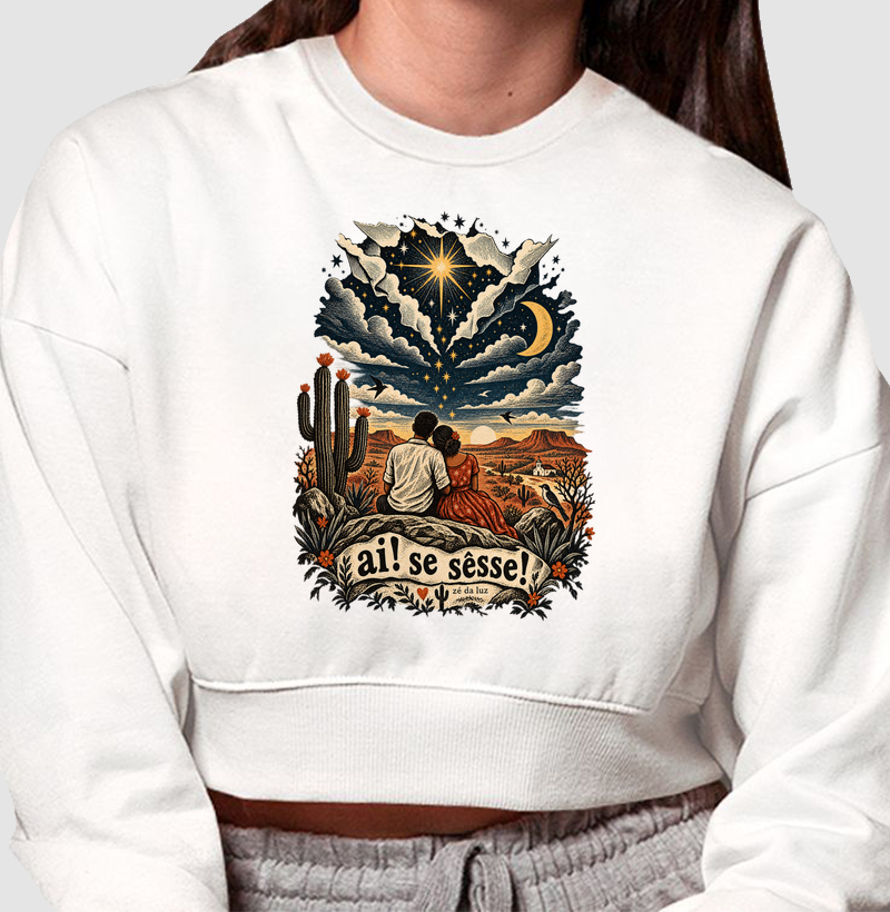 Ai Se Sesse - Cropped Moletom