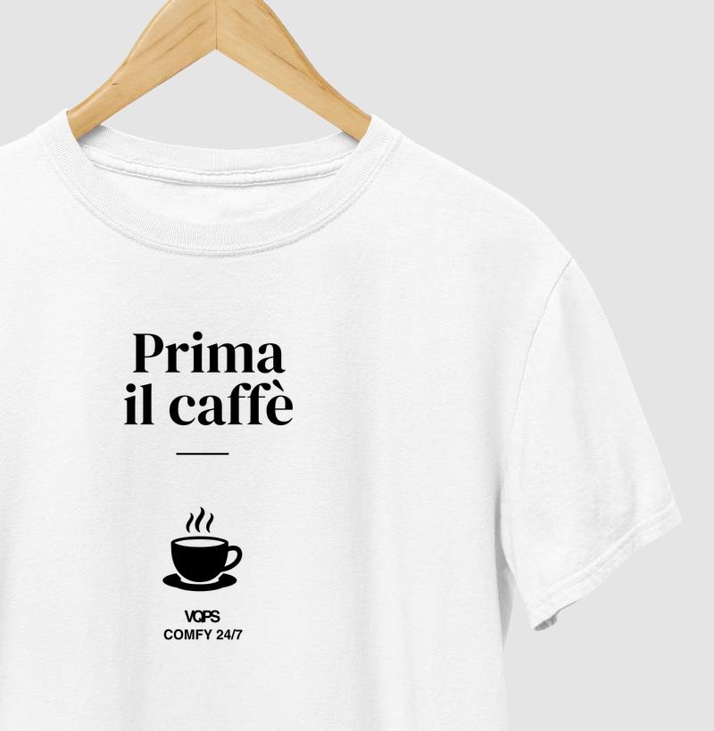 "Primeiro o café"