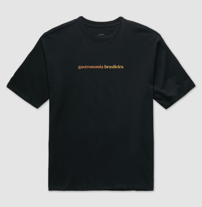 gastronomia brasileira - Camiseta Oversized