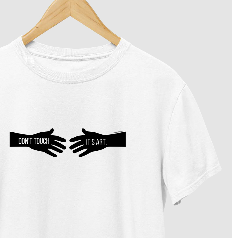 Don't touch it's art black