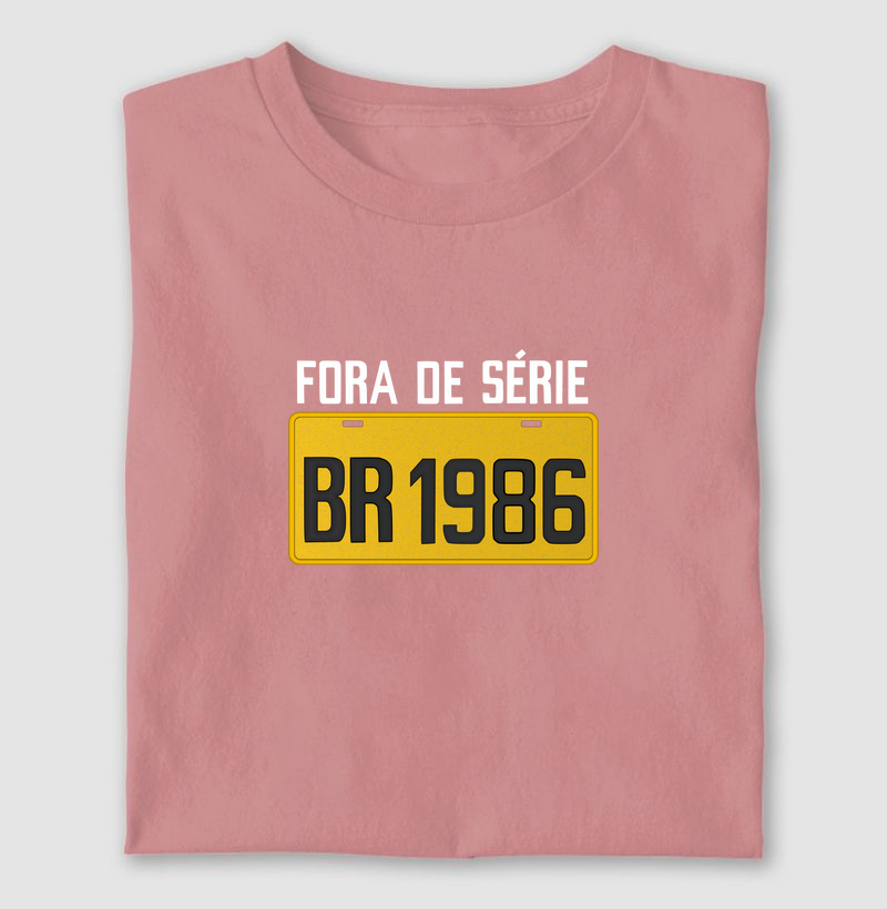 Placa Amarela Grande - Fora de Série 1986