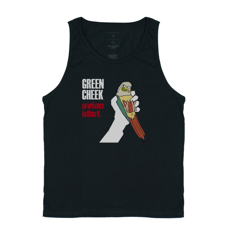 GREEN CHEEK - AVIAN IDIOT