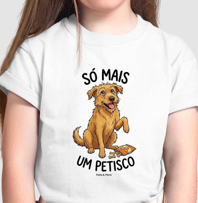 CAMISETA INFANTIL VIRA-LATA FIAPO DE MANGA PETISCO