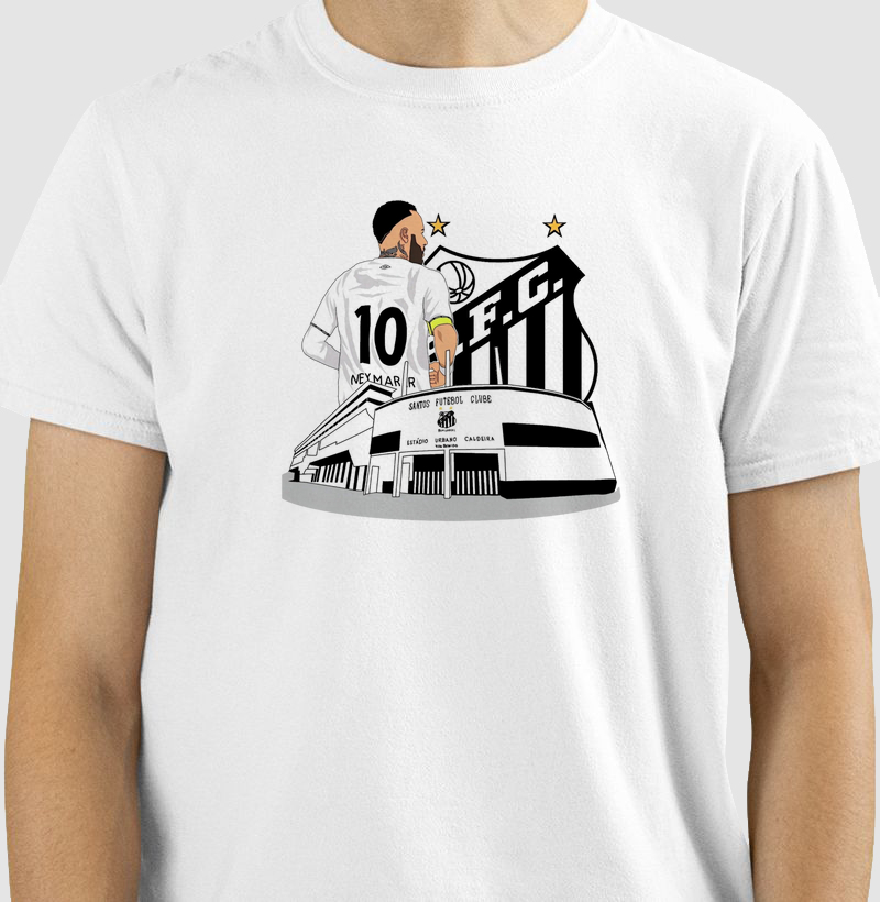 Camisa Santos+Neymar