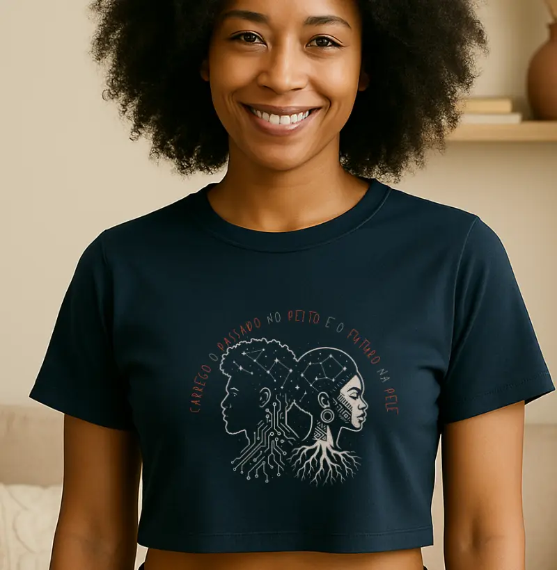 Carrego o passado no peito e o futuro na pele