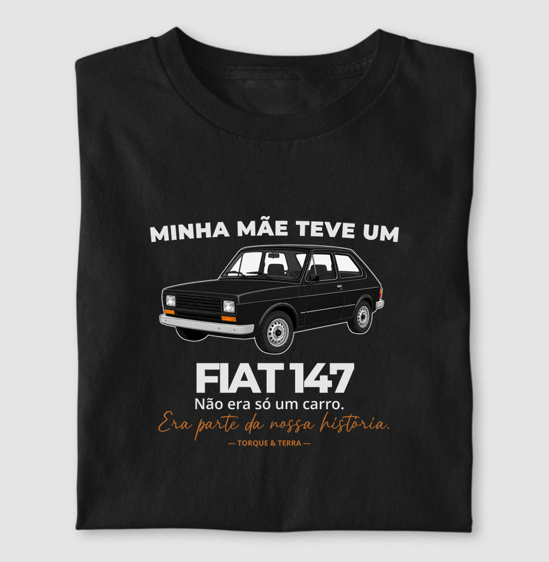 Minha mãe teve um  - Fiat 147 - preto