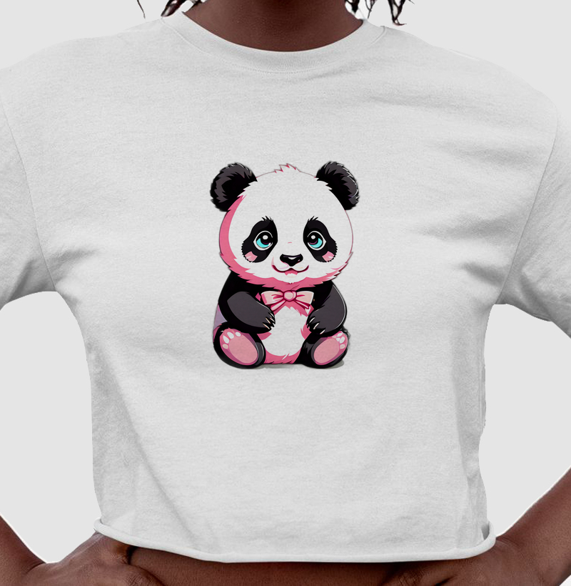 Cropped Lovely Panda
