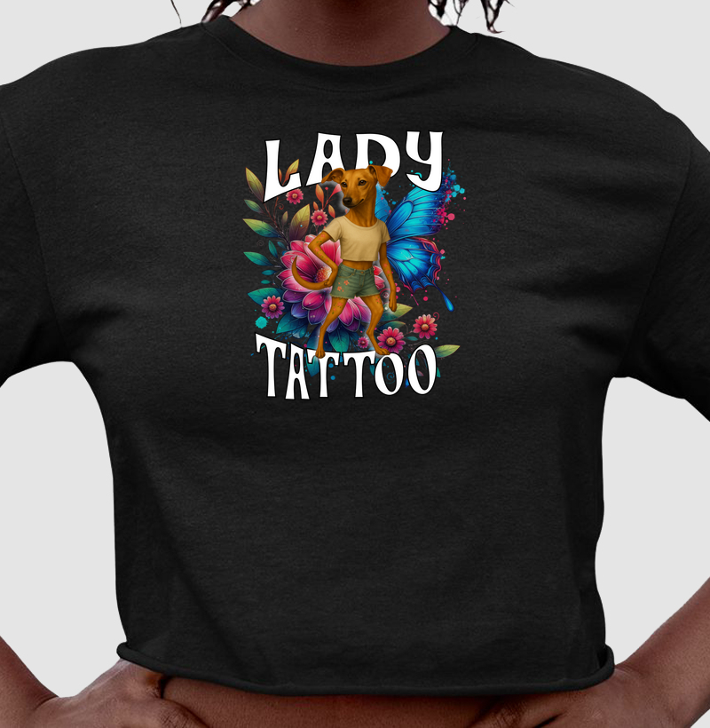Cropped Lady Tattoo