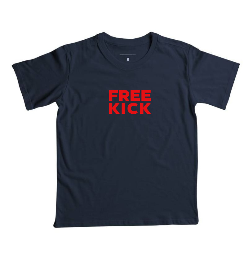 CAMISETA INFANTIL FREE KICK VERMELHO - Camiseta Infantil
