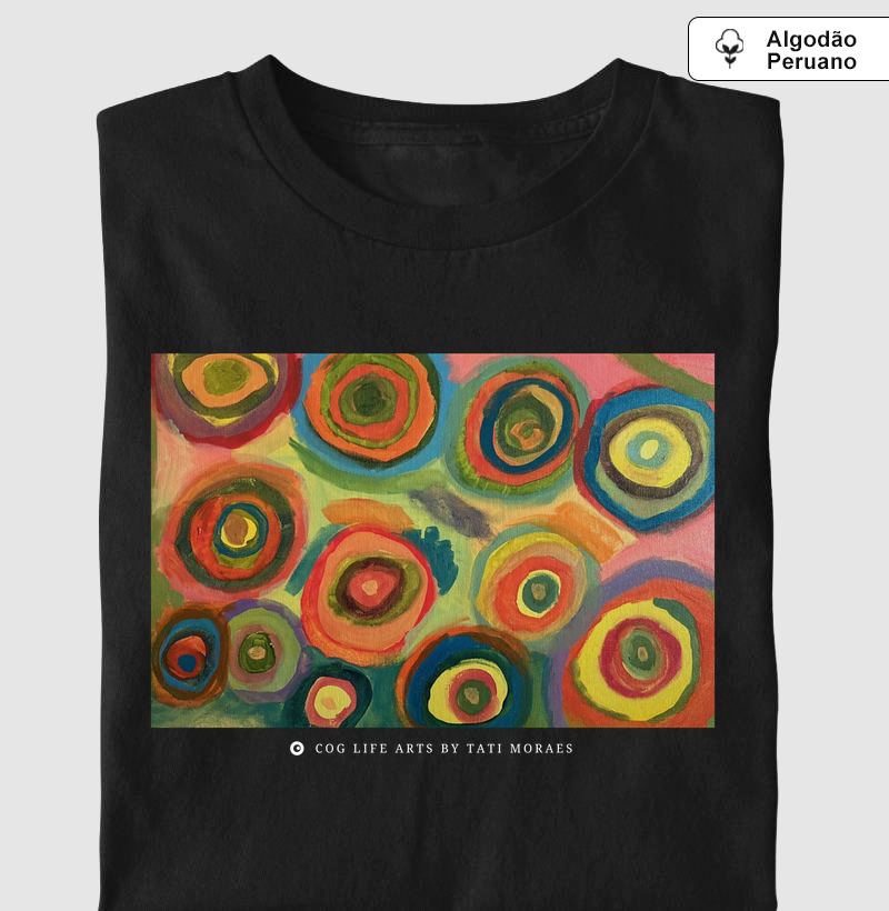 Camiseta Adulto Espirais by Tati Moraes
