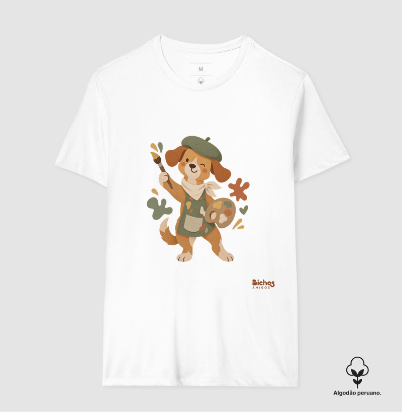 Vira-Lata Caramelo Artista - Camiseta Algodão Peruano