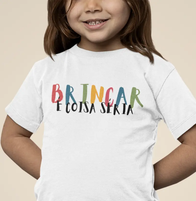 Camiseta Mini | Brincar é Coisa Séria