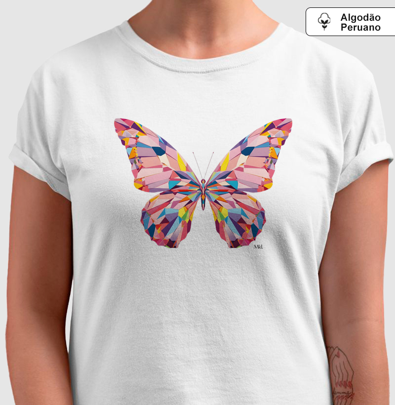 Camiseta Algodão Peruano - Metamorfose Cromática 