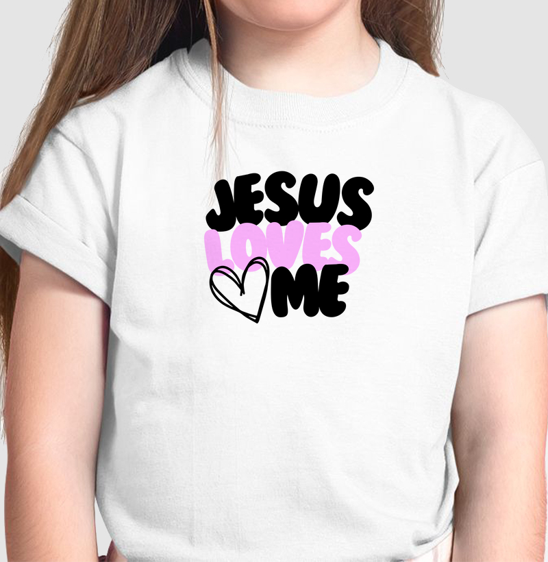 Jesus loves me rosa