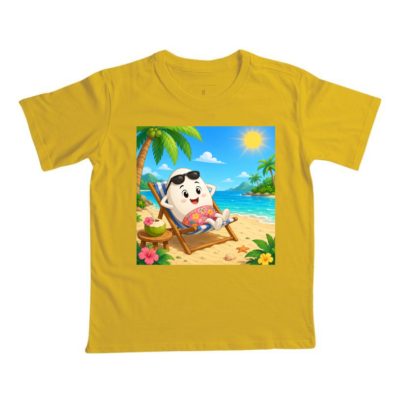 Egg Geo - Caribe - Camiseta Infantil