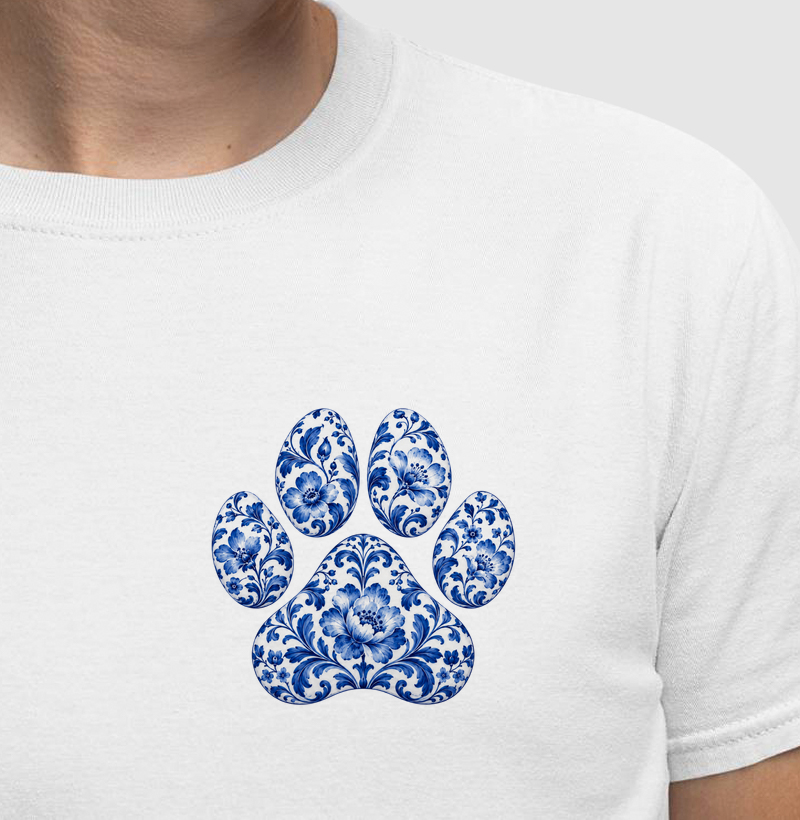 Pata de Azulejo Minimalista - Camiseta