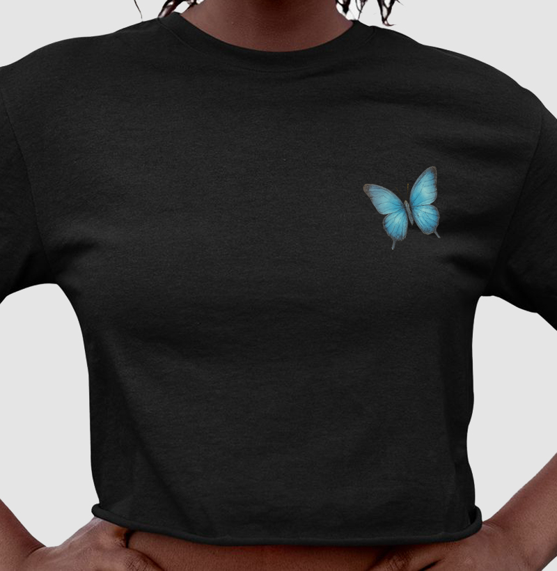 Minimalista Blue Butterfly