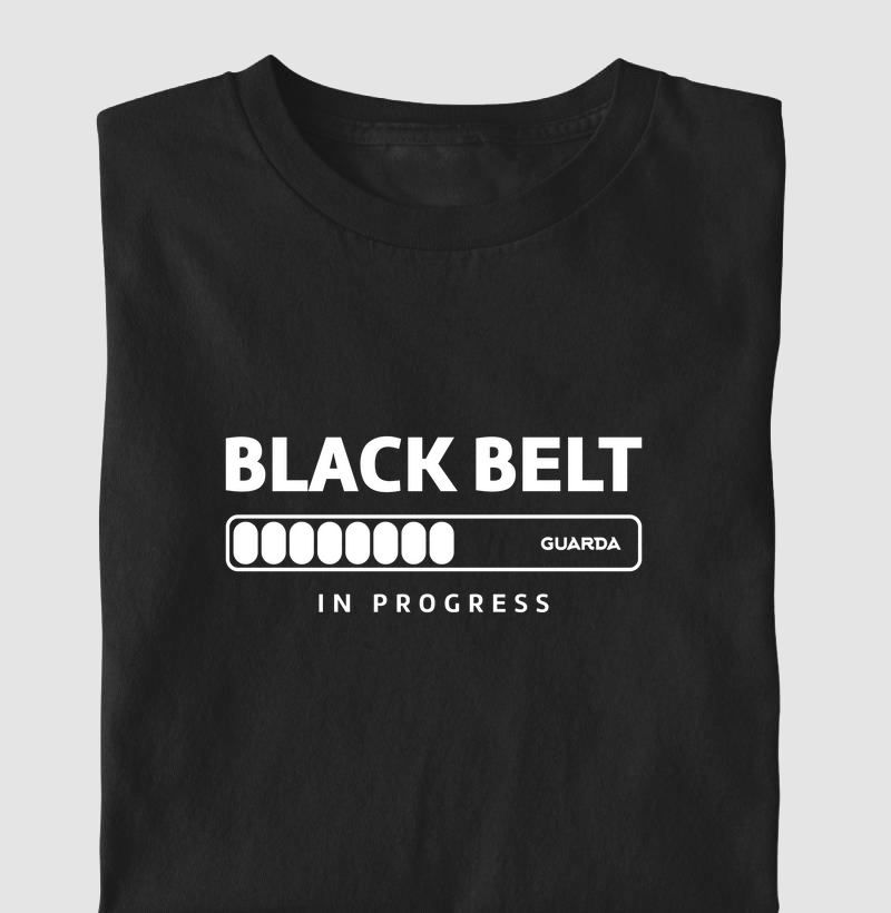 Camiseta Infantil Black Belt in Progress