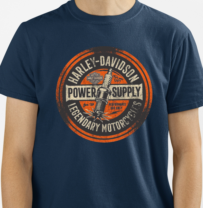 Camiseta Motociclista Power Suply