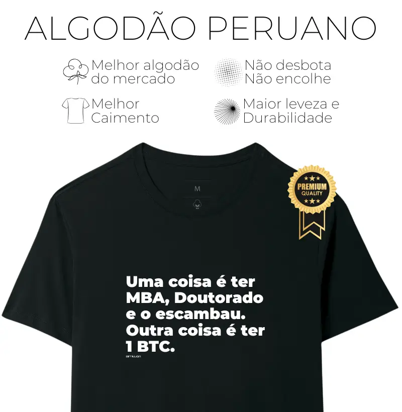 Uma coisa é ter BTC