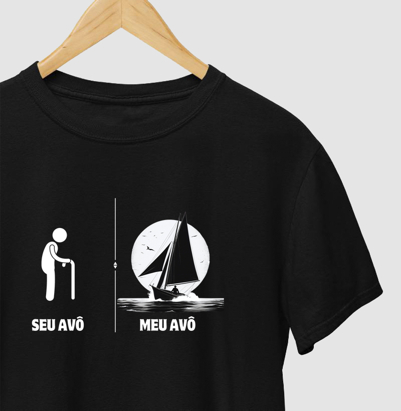 Seu Avô, Meu avô - Velejador - Algodão 30.1