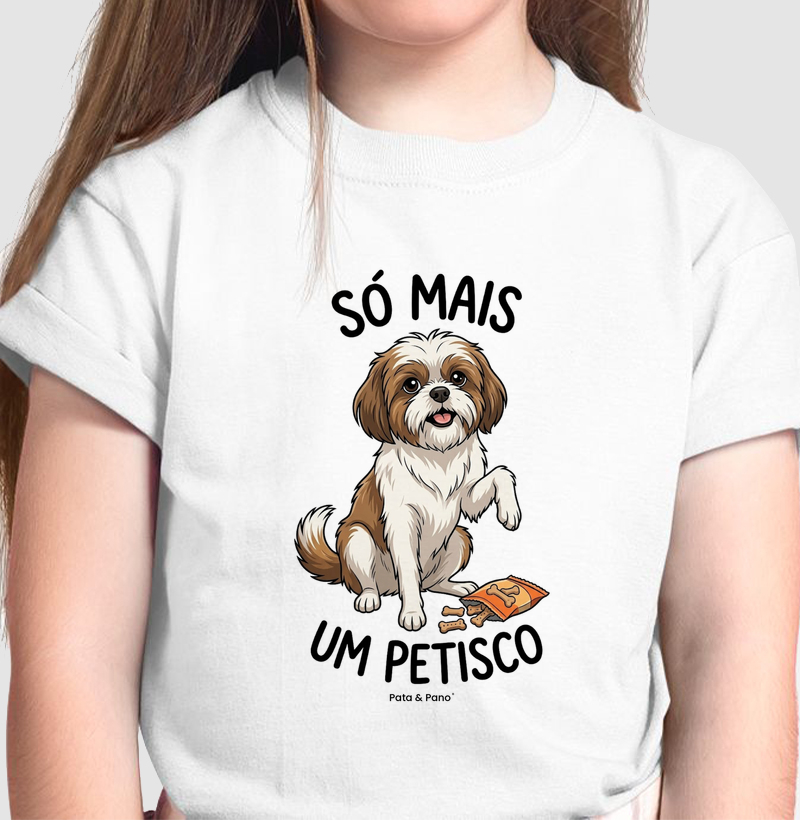 CAMISETA INFANTIL SHIHTZU PETISCO