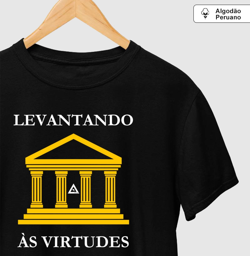Camiseta Levantando Templos - Mr. GADU - Algodão Peruano