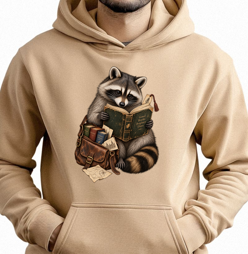 Camiseta Guaxinim Leitor