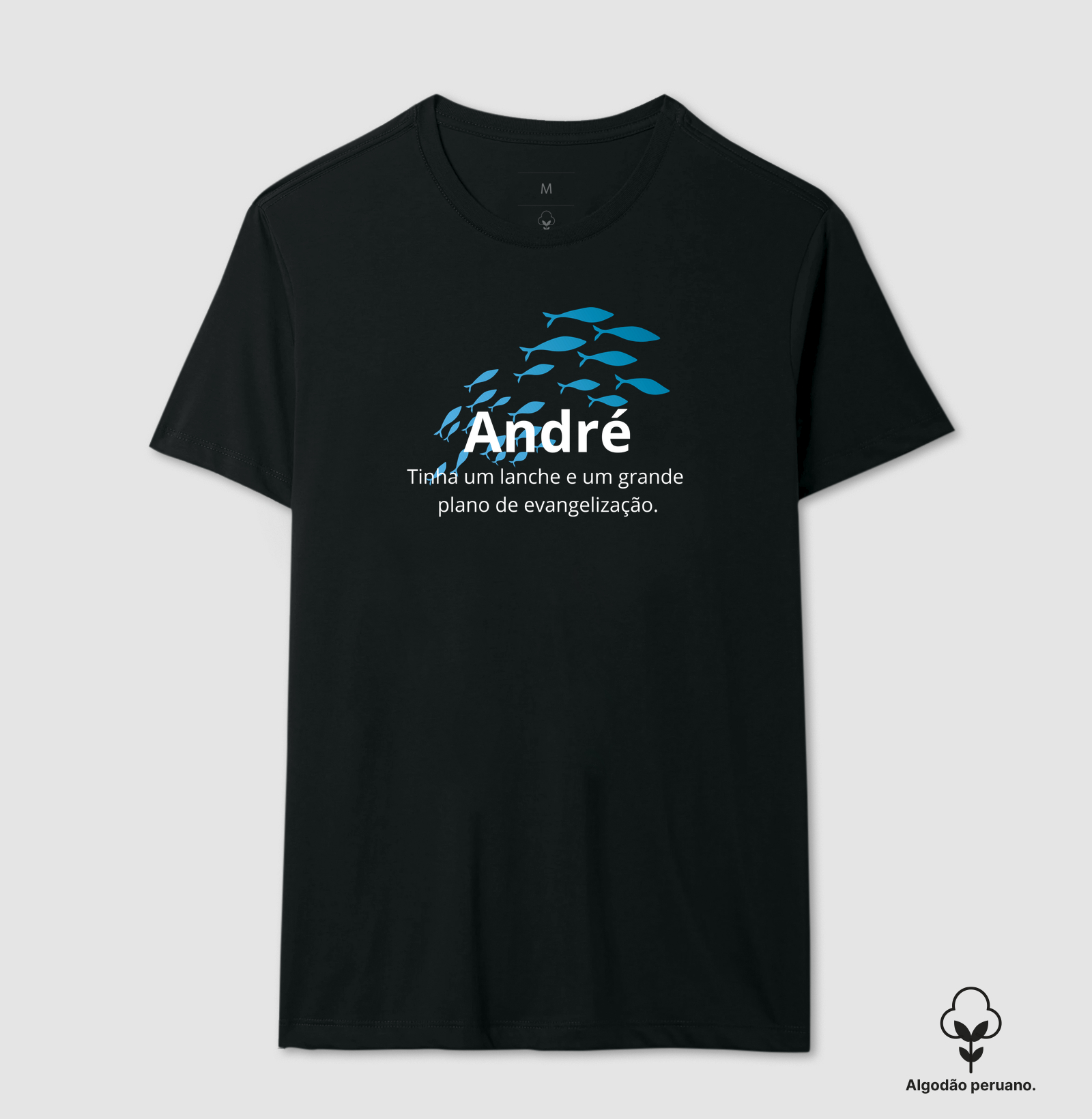 André - Camiseta Algodão Peruano