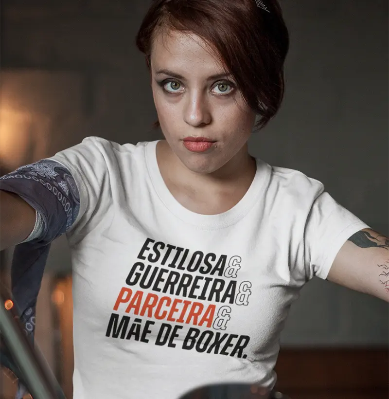 Camiseta Mãe de Boxer