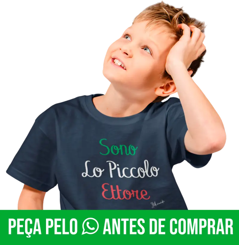 CAMISETA PARA MENINO PERSONALIZADA